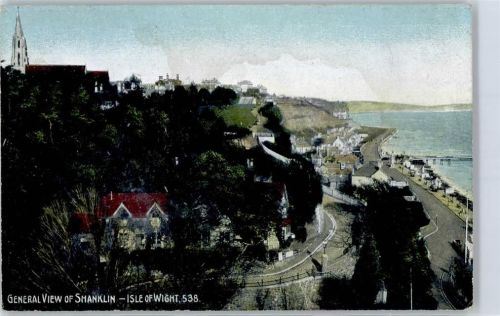 Isle of Wight Lithographie General view of Shanklin