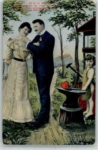 München 1908 Kind Frau Liebe Poesie