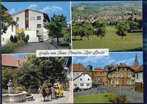 36142 W6413 Tann (Rhön) - Gasthaus Pension Zur Linde Pferdekutsche