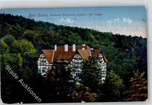 49152 W4515 Bad Essen 1912 - Kurhaus Waldhotel Chr.Rögge