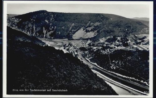 Saarhölzbach Blick von der Teufelskanzel