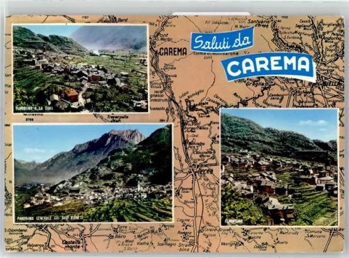 Carema landkarte