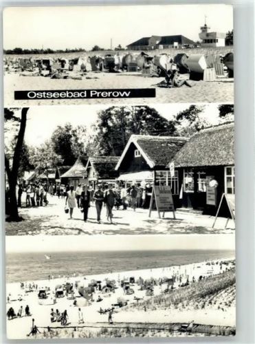 Ostseebad Prerow Badestrand Promenade Gaststätte