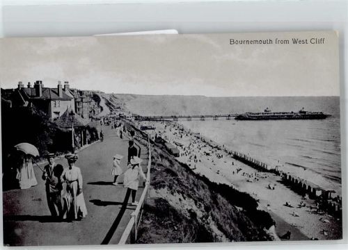Bournemouth Strtand Seebrücke West Cliff