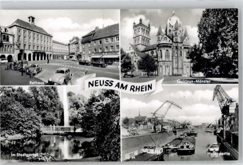 Neuss Rathaus VW Käfer Hafen Stadtgarten Quirinus Münster Handlung F.Wilhelmi