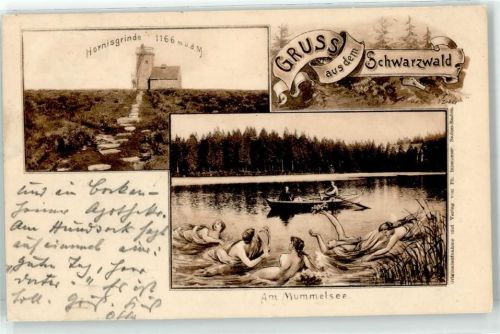 Mummelsee 1900 Hornisgrinde Schwarzwald
