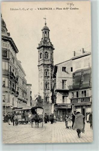 Valencia Placa de Santa Catalina Straßenbahn