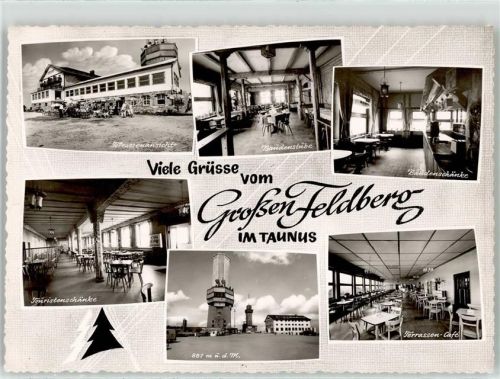 61389 W6384 Feldberg , Taunus - Gasthaus Cafe Feldberghof