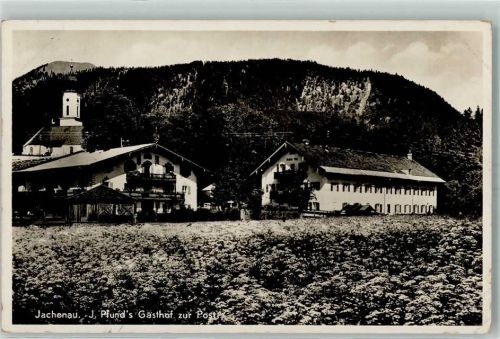 Jachenau Gasthaus Zur Post J.Pfund Kirche