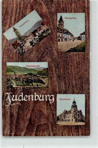 Judenburg 1912 Burggasse Hauptplatz Sparkasse