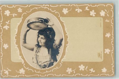 Mädchen Trommel Kette Armreif Blumen Serie 67