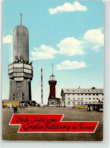 61389 W6384 Feldberg , Taunus - Grosser Feldberg Aussichtsturm Gasthaus Feldberghof