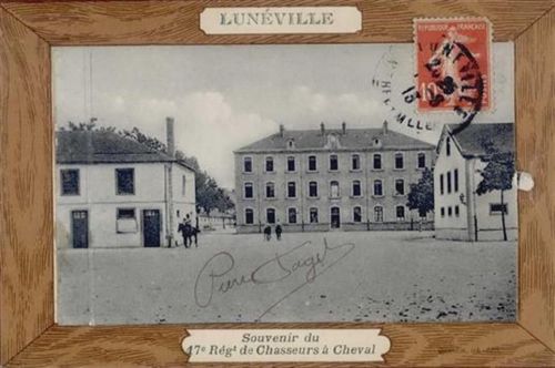 Luneville Lunéville (Frankreich) Kaserne Leporello I-II