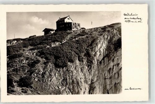 Marktschellenberg Stöhrhaus auf den Untersberg Hüttenstempel