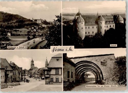 Nossen Muldental Schloss Markt Tor Kloster Altzella