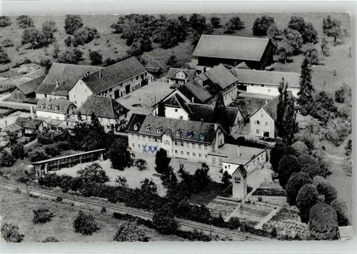 Storzeln Fliegeraufnahme Kinderheim Gutshof