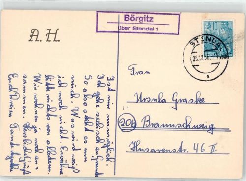 Börgitz Landpoststempel