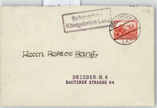 01936 O8291 Schmorkau b Königsbrück - Landpoststempel