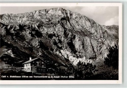 Carl von Stahl Haus Berghütte Torennerjoch Brett Hoher Göll