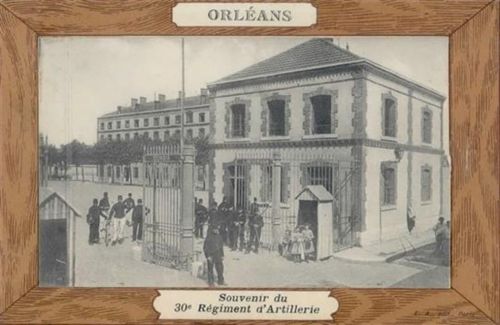 45000 Orleans - Orléans (Frankreich) Kaserne Regiment 30 Leporello I-II