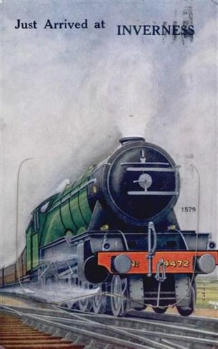 Iverness Iverness (Großbritannien) Leporello Eisenbahn I-II (Stauchung)