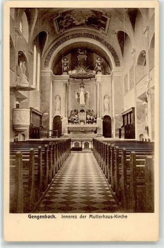 Gengenbach Mutterhaus Kirche innen
