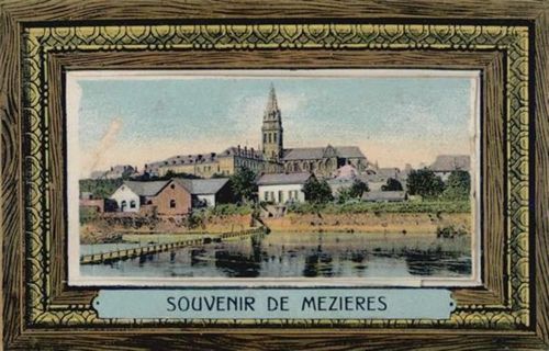 08000 Charleville-Mezieres - Charleville-Mézières (Frankreich) Leporello II (Stauchung, Klebereste VS)