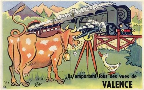 82400 Valence - Valence (Frankreich) Leporello, Eisenbahn I-II