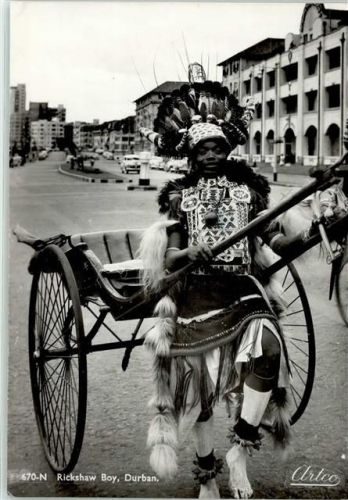 Durban Tracht Rickshaw Boy Rikscha