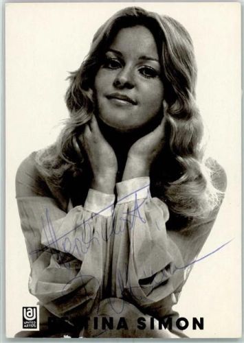 Bettina Simon Autogramm origin. Unterschrift