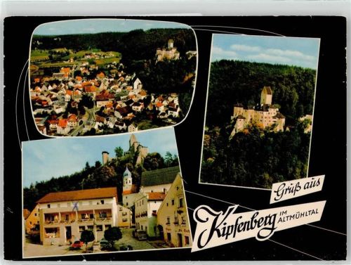 Kipfenberg Sonderstempel Erholungsort Hotel Hannemann Altmühltal Burg