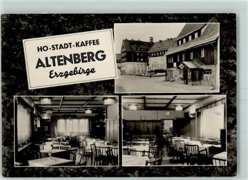 01773 O8242 Altenberg , Erzgeb - Stadt Cafe Altenberg