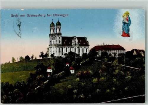 Schönenberg Kirche 1937 Foto AK Kirche