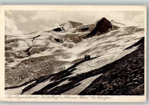 Neue Prager Hütte 1924 Winter