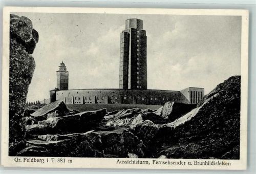 Feldberg Aussichtsturm Fernsehsender Brunhildisfelsen Gr. Feldberg Landpost