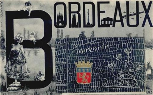 33000 Bordeaux - Bordeaux (Frankreich) Leporello I-II