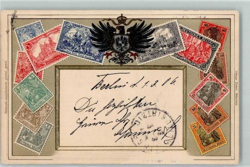 Briefmarkenabbildung Prägedruck