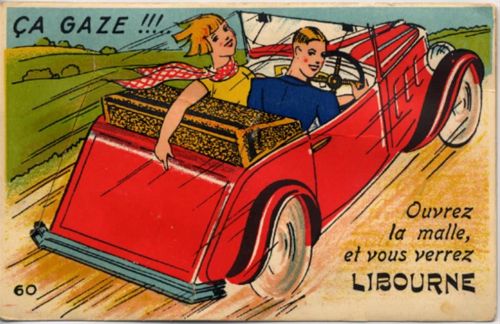 Libourne Libourne (Frankreich) Leporello, Ausflug mit dem Auto I-II