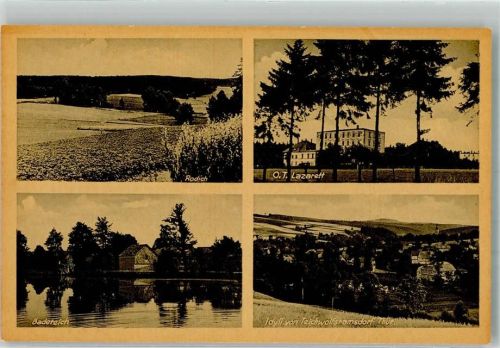 Teichwolframsdorf O.T. Lazarett Rodich Badeteich