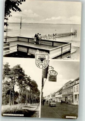 Goldberg 1959 Friedensstrasse Auto Zunftzeichen Schwimmbad Wappen