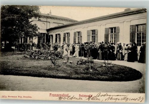 Frantiskovy Lazne 1907 Salzquelle
