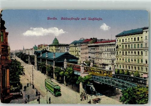 Schöneberg Straßenbahn Hochbahn Bülowstrasse