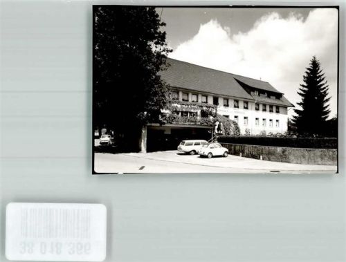 Görwihl Hotel Auto Ort handschriftlich Foto Original aus Archiv eines Ansichtskartenverlages