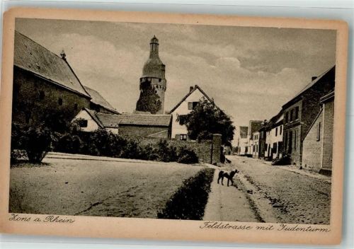 41539 W4047 Zons Gebrauchsspuren Feldstrasse Judenturm