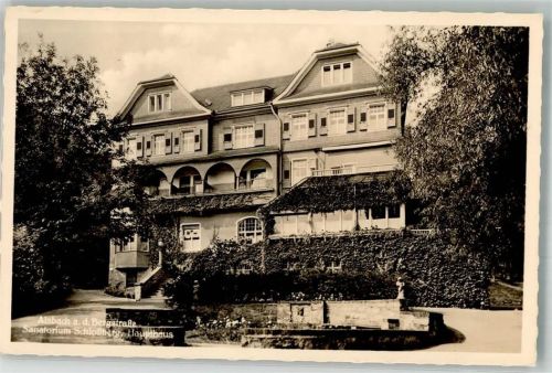 64665 W6146 Alsbach 1940 Foto AK Sanatorium Schlossberg