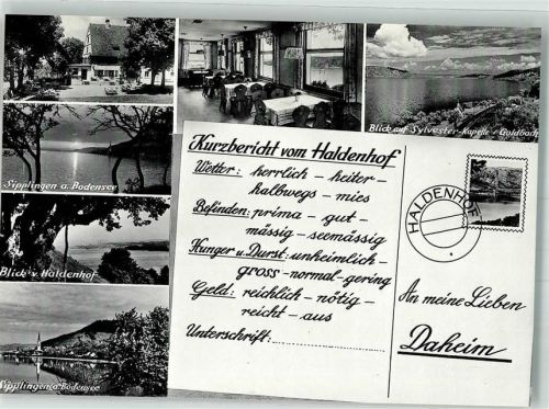 Bonndorf Gasthaus Haldenhof Sipplingen Sylvesterkapelle