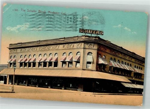 Sacramento 1912 The Schäfer Block Modesto