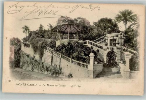 Monte Carlo 1902 Le Montée du Casino