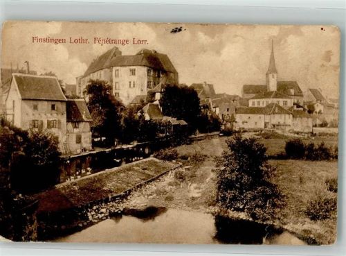 Fenetrange 1908 Kirche