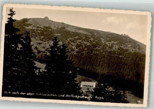 Petersdorf 1937 Hüttenstempel Kochelfall-Baude Schlesische- und Reifträgerbaude